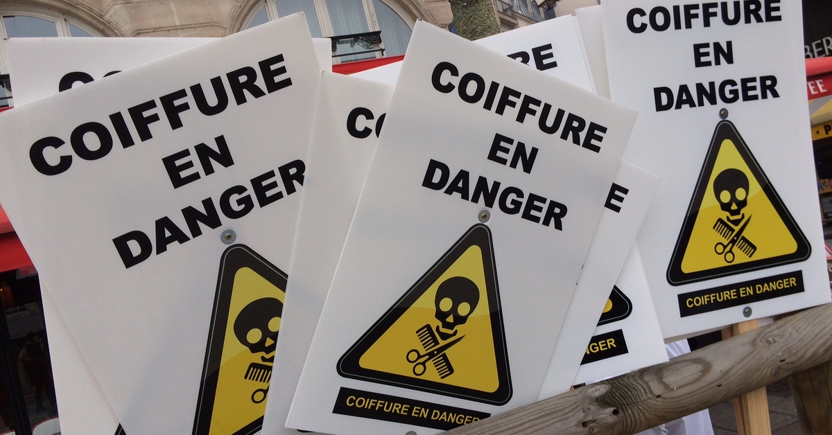 Manifestation anti-RSI : Pari réussi pour Coiffure en Danger