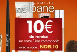 Camille Albane vous offre 10 euros sur votre commande... et bien plus !