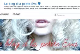 Interview d'Eva du blog Le blog d'la petite Eva