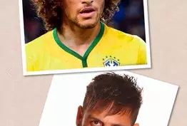 Neymar et David Luiz échangent leurs coiffures...
