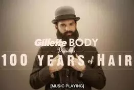 Gillette rend hommage à 100 ans de barbes
