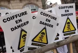 Manifestation anti-RSI : Pari réussi pour Coiffure en Danger !