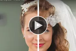 Vidéo incroyable : 50 ans de coiffures de mariage résumées en 2 minutes
