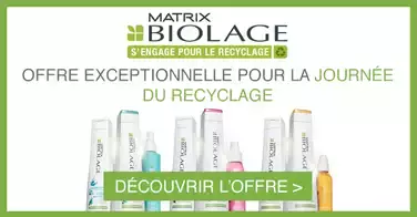 Journée du recyclage : Biolage lance une offre exceptionnelle !
