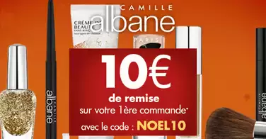 Camille Albane vous offre 10 euros sur votre commande... et bien plus !