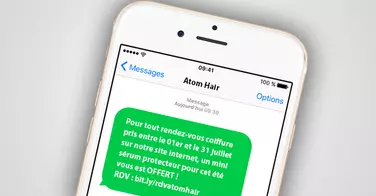 Ce coiffeur envoi ce sms et double son chiffre au mois de juillet