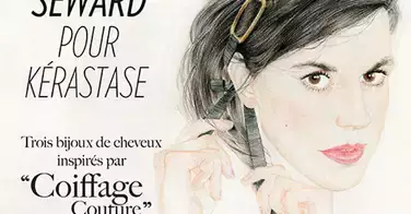 Vanessa Seward et ses nouveaux bijoux pour cheveux