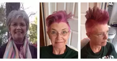 Juste avant de rentrer en chimio, elle réalise sa plus grande folie capillaire !